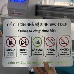 bảng hướng dẫn