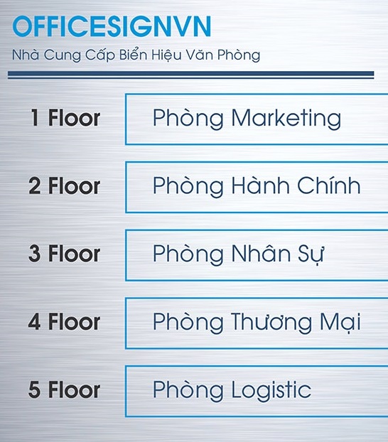 Biển hướng dẫn phòng ban - Image 6