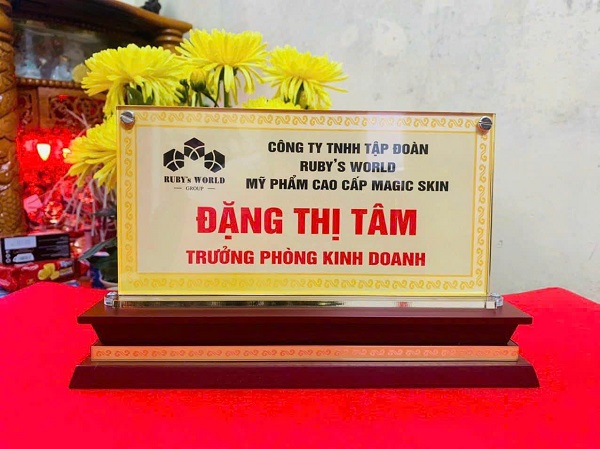 bảng chức danh đẹp