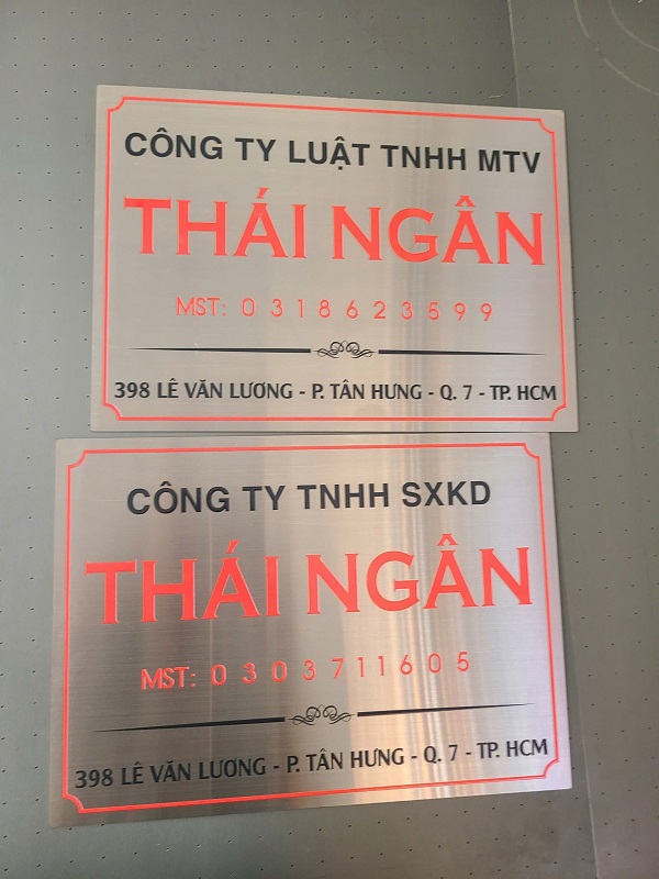 bảng công ty quận 5