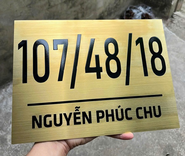 bảng số nhà hóc môn