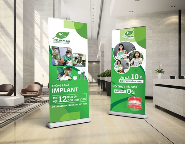 standee cuốn nhôm