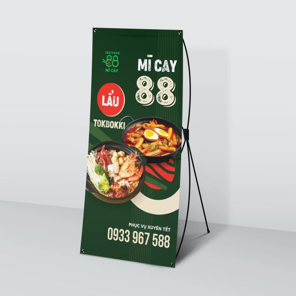 standee chữ x
