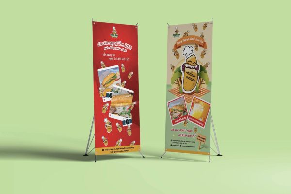 standee chữ x