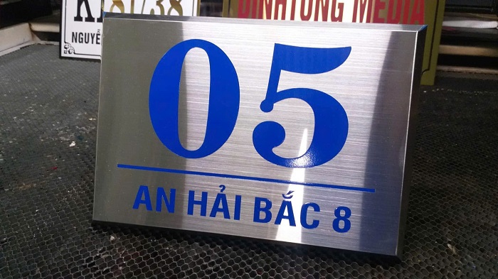 bảng số nhà alu