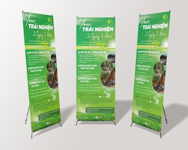 standee chữ x