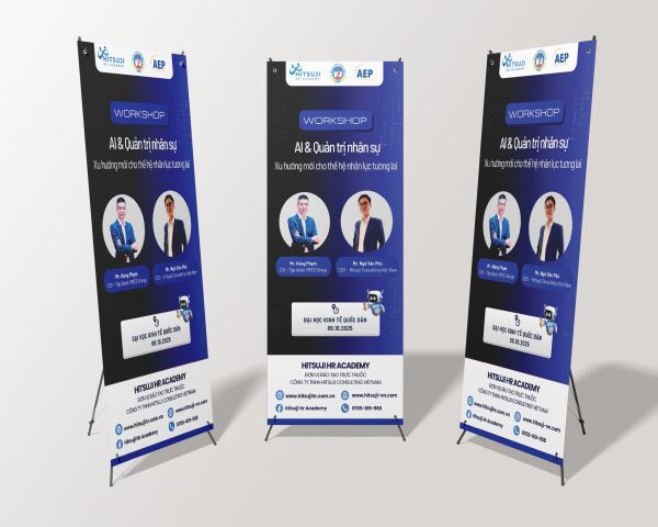 standee chữ x